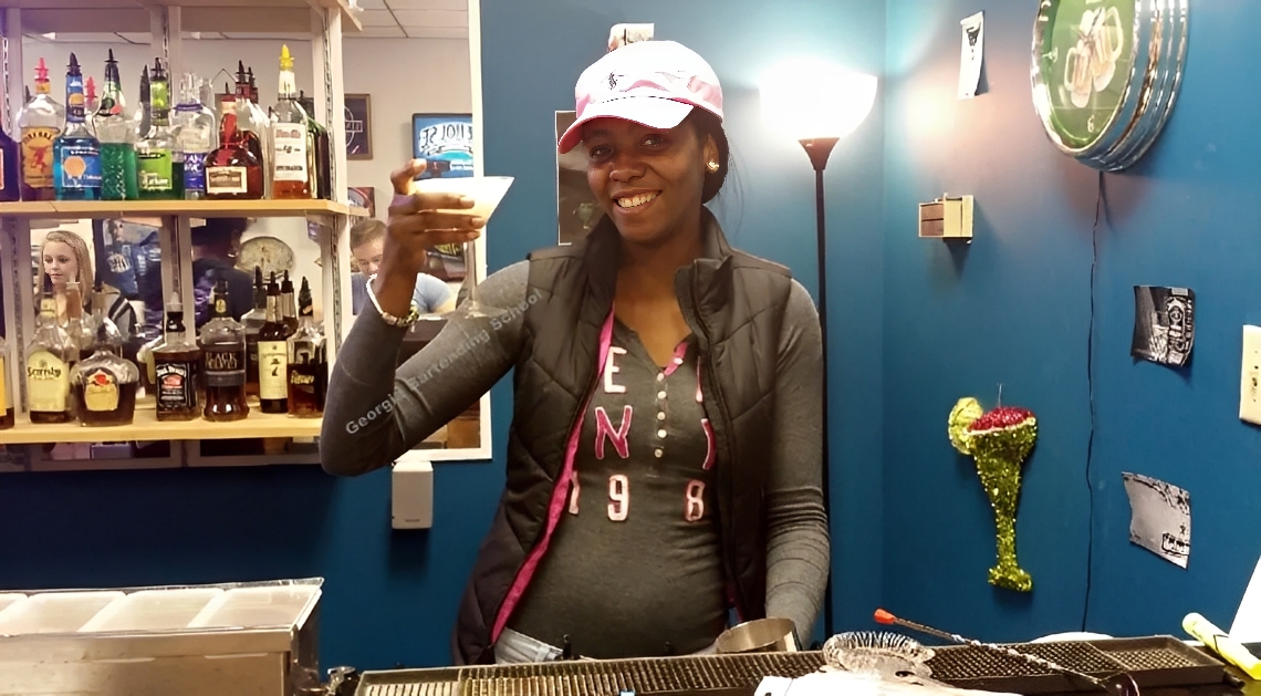 bartending school students learning behind the bar Florida